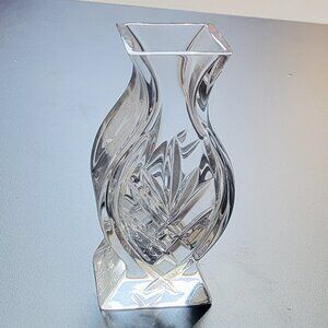 Waterford Crystal Athens Small Posy Violet Bud Vase ~ 5" Tall ~ AS IS